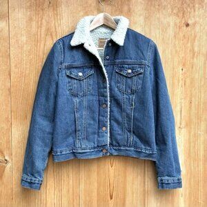 Levi’s Signature Sherpa Lined Jean Jacket Sz Small